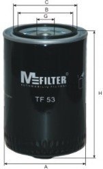 Фильтр масляный M-Filter TF53 (фото 1)