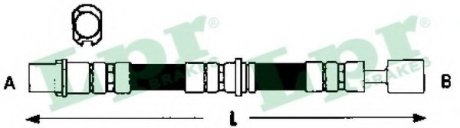 Тормозной шланг LPR 6T47902 (фото 1)