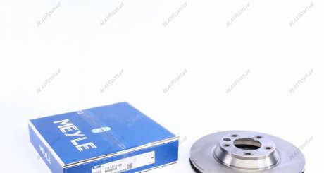 Тормозной диск вентильований передний левый Audi Q7, VW TOUAREG 115 521 1103 MEYLE AG 1155211103 (фото 1)