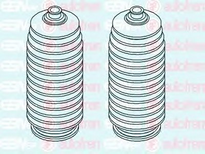 Комплект пылника, рулевое управление (2 пыльника в комплекте) AUTOFREN Seinsa Autofren D9151C