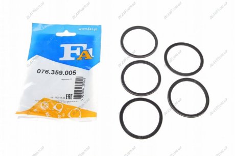 Уплотнительное кольцо/FPM 50,00 x 59,50 x 4,20 black Fischer Automotive 076.359.005 (фото 1)