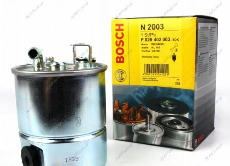 Фильтр топливный дизель DB Sprinter 2,7CDI 00-06 F 026 402 003 BOSCH F026402003 (фото 1)