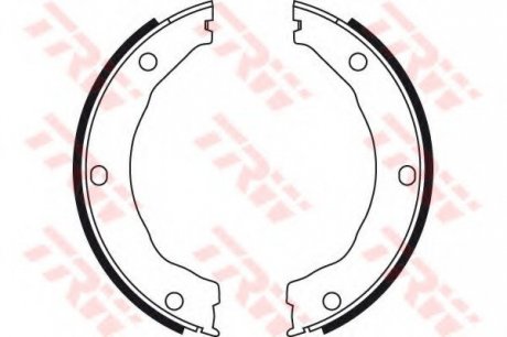 Комплект тормозных колодок, стояночная тормозная система TRW GS8726