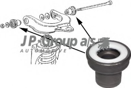 Подвеска, рычаг независимой подвески колеса JP GROUP JP Group A/S 1140201000