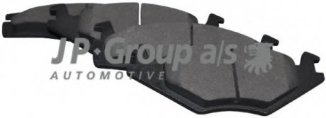 Комплект тормозных колодок, дисковый тормоз JP Group A/S 1163600510 (фото 1)