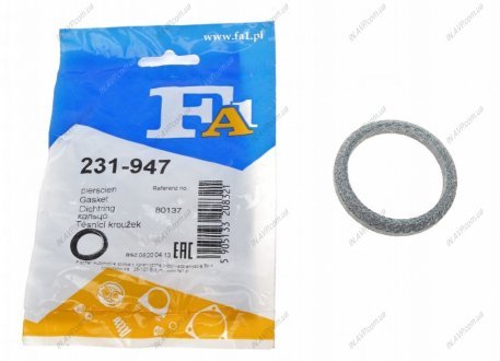 Уплотнительное кольцо (труба выхлопного газа) Fischer Automotive 231-947 (фото 1)