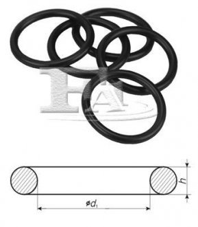 Уплотнительное кольцо/NBR 9,19 x 2,62 F07 Fischer Automotive 871.760.100 (фото 1)