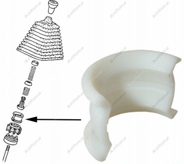 Втулка, шток вилки переключения передач JP Group A/S 1131400600 (фото 1)