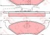 Комплект тормозных колодок, дисковый тормоз TRW GDB4045 (фото 2)