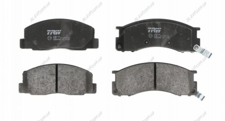 Комплект гальмівних колодок передн, TOYOTA LITEACE, MODEL F, PREVIA I 1.5-2.4 08.88-08.00 TRW GDB3086