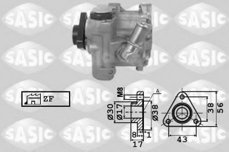 Гідравлічний насос, рулевое управление SASIC 7076048