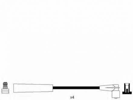 Комплект высоковольтных проводов NGK / RC-LD1201 NGK Spark Plug 4943