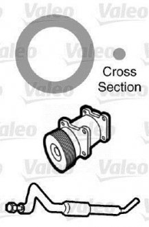 Уплотнительное кільце A/C-CHRYSLER (X20) Valeo 509737