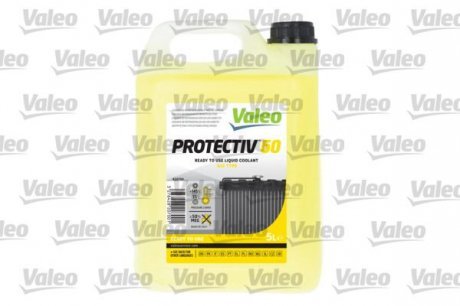 Антифриз 50 5L ORGANIC RTU -35°C YELLOW Valeo 820700