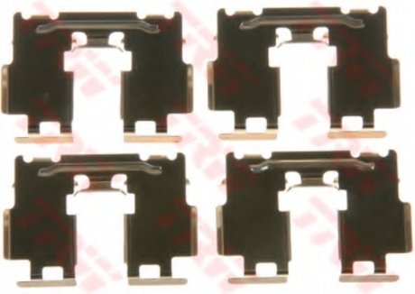 Комплектующие, колодки дискового тормоза TRW PFK597 (фото 1)
