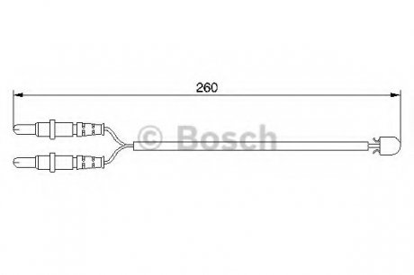 Датчик износа тормозных колодок 1 987 474 975 BOSCH 1987474975 (фото 1)