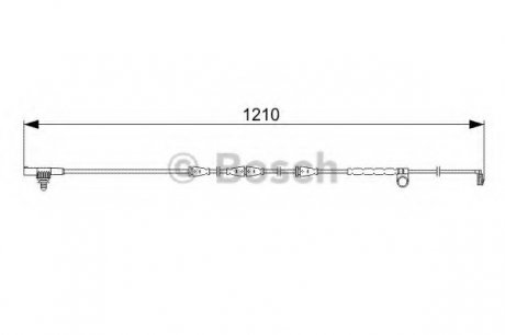 Датчик износа тормозных колодок 1 987 473 054 BOSCH 1987473054