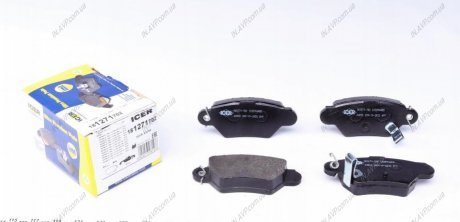 Тормозные колодки дисковые ICER 181271-702 = 181271 ICER Brakes 181271702