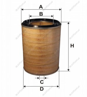 Фильтр воздушный = FN AM404/1 WIX FILTERS 93085E