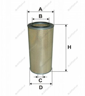 Фильтр воздушный = FN AM408/1 WIX FILTERS 42393E