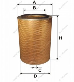 Фильтр воздушный = FN AM458/1 WIX FILTERS 93242E
