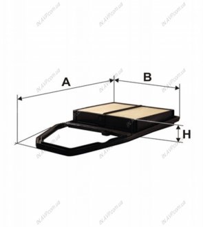 Фильтр воздушный = FN AP104/2 WIX FILTERS WA6757 (фото 1)