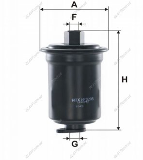 Фильтр топливный = FN PP875/1 WIX FILTERS WF8205 (фото 1)