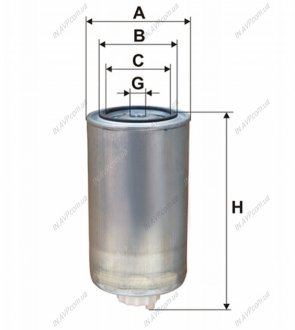 Фильтр топливный = FN PP879/5 WIX FILTERS 95107E (фото 1)