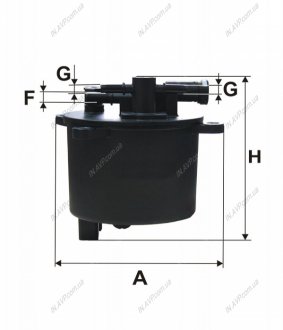 Фильтр топливный = FN PS974/2 WIX FILTERS WF8397 (фото 1)