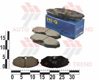 Тормозные колодки дисковые передние HI-Q SP1600 (фото 1)