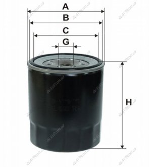 Фільтр масляний двигуна /OP636/1 (вир-во WIX-FILTERS) WIX FILTERS WL7307