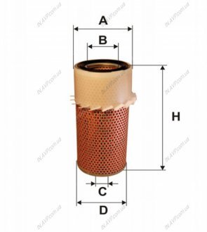 Фильтр воздушный = FN AM436 WIX FILTERS WA6111 (фото 1)