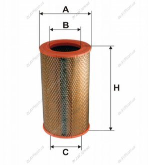 Фильтр воздушный = FN AR233 WIX FILTERS WA6415