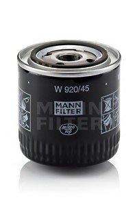 Фильтр масляный MANN =W 920/16=W920/15 MANN-FILTER W 920/45