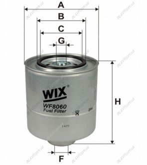 Фильтр топливный = FN PP854 WIX FILTERS WF8060 (фото 1)