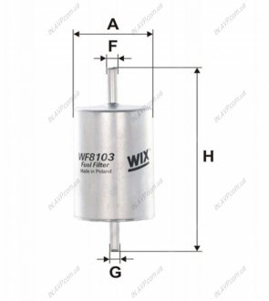 Фильтр топливный = FN PP907 WIX FILTERS WF8103