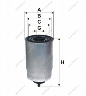 Фильтр топливный = FN PP969 WIX FILTERS WF8247