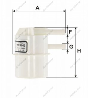 Фільтр паливний Mitsubishi WIX FILTERS WF8143