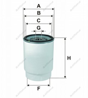 Фильтр топливный = PP 967/2 WIX FILTERS 95149E