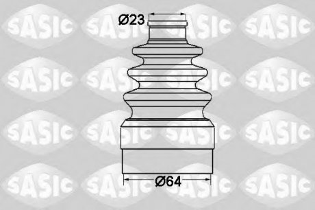 Комплект пылника, приводной вал SASIC 1904011