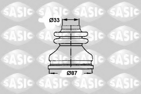 Комплект пылника, приводной вал SASIC 2873783 (фото 1)