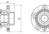 Подшипник ступицы шариковый MOOG VO-WB-11022 (фото 2)