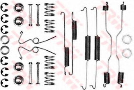 Комплектующие, тормозная колодка TRW SFK111