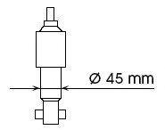 Амортизатор Gas-A-Just передний KYB 554070 (фото 1)