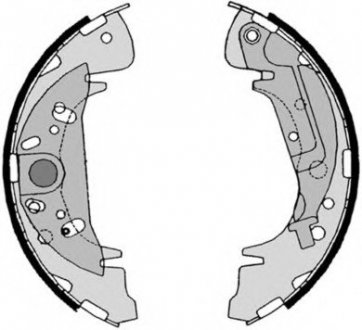 Тормозные колодки барабанные Brembo S11504