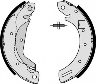 Тормозные колодки барабанные Brembo S23577