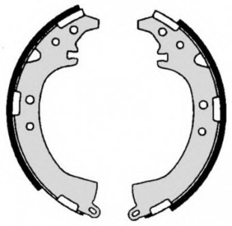 Колодки гальмівні барабанні (комплект 4 шт) Brembo S83528