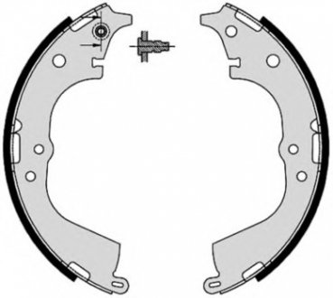 Тормозные колодки барабанні Brembo S83537 (фото 1)