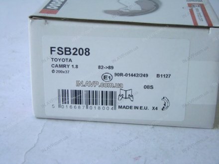 Тормозные колодки задние Ferodo FSB208