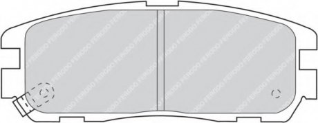 Тормозные колодки дисковые Ferodo FDB1017
